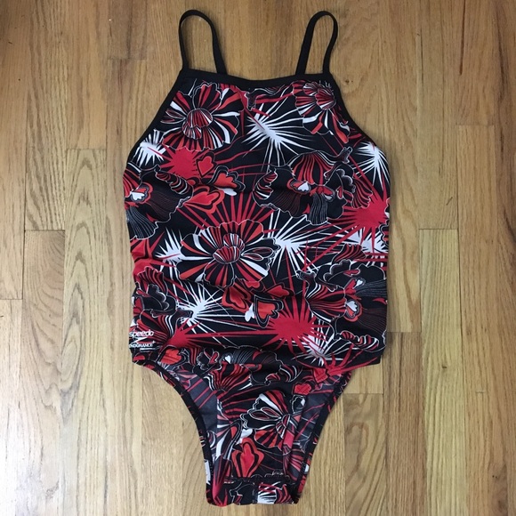 speedo floral swimsuit